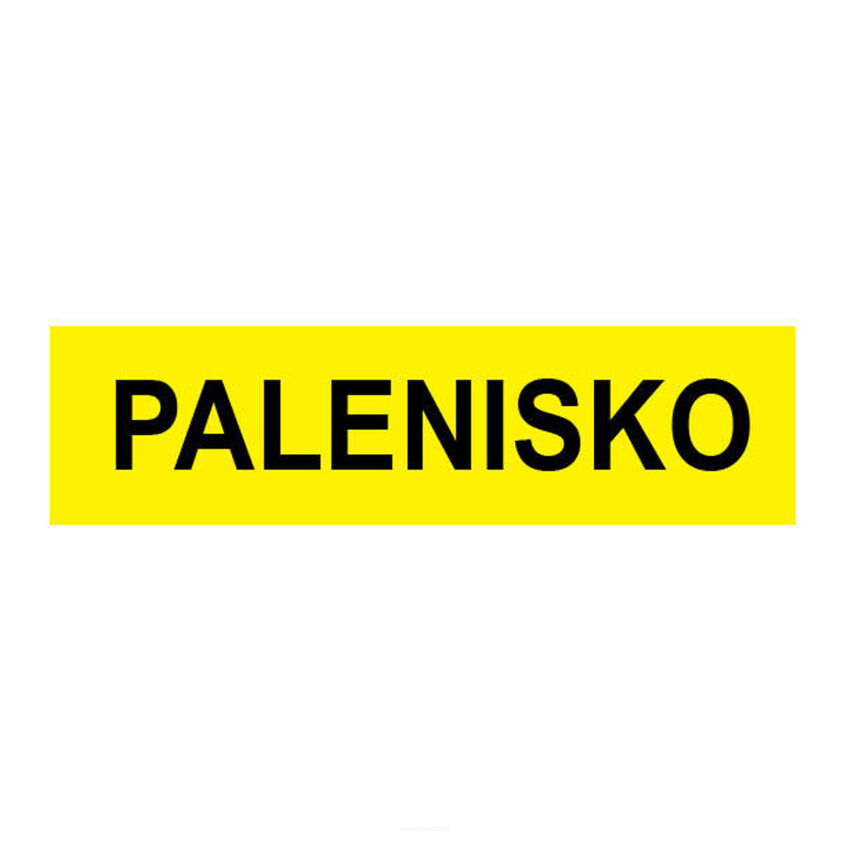 Naklejka PALENISKO