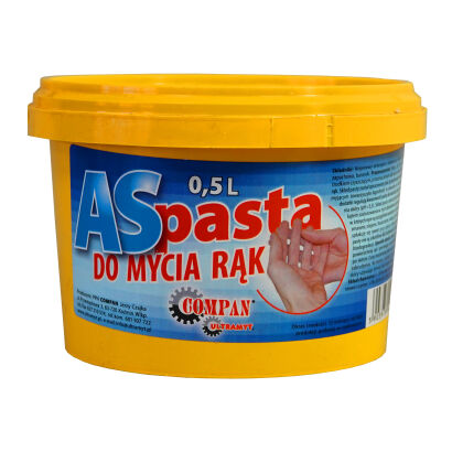 Pasta BHP do mycia rąk AS opakowanie 0,5 litra