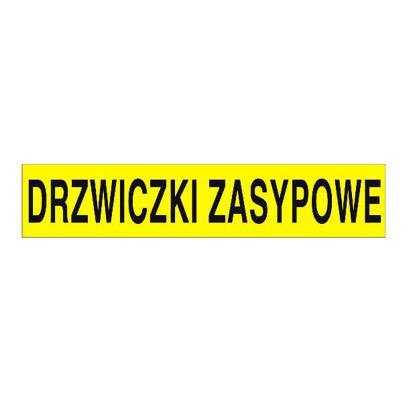 Naklejka DRZIWCZKI ZASYPOWE