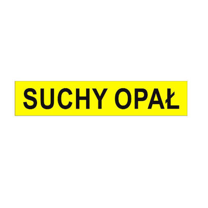 Naklejka SUCHY OPAŁ