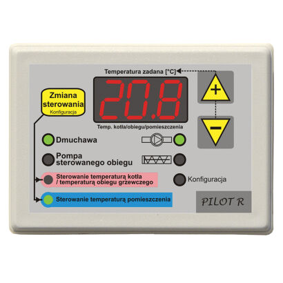 Panel sterujący regulator pokojowy termostat PILOT R wersja czeska