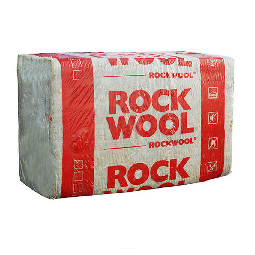 Wełna mineralna skalna do izolacji kotłów ROCKWOOL 50P grubość 40 mm - 9,0 m2 opakowanie