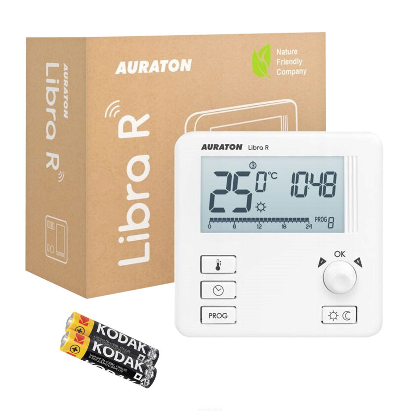 Panel regulator temp. AURATON LIBRA R bezprzewodowy