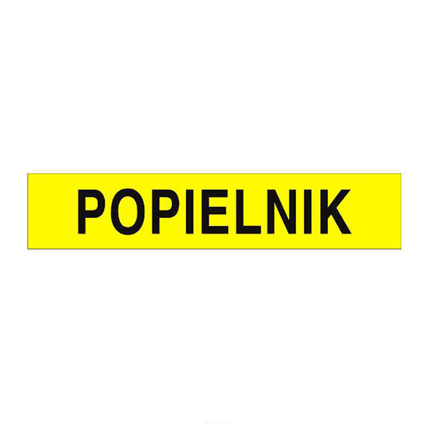 Naklejka POPIELNIK