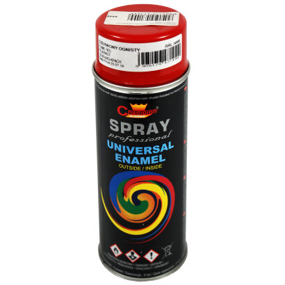 Farba Champion Uniwer czerwony ognisty (RAL 3000) spray