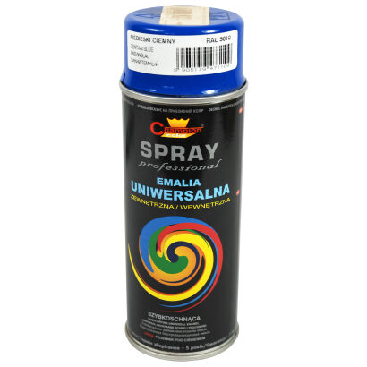 Farba Champion Uniwer niebieski ciemny (RAL 5010) spray