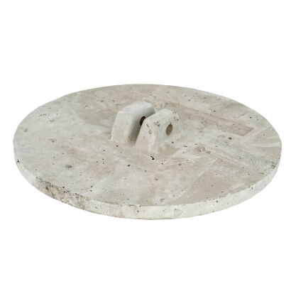 Deflektor ceramiczny okrągły 240 mm do pieców z podajnikiem